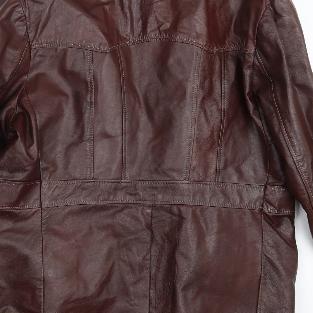 R. Sherman Mens Brown   Overcoat Coat Size 42