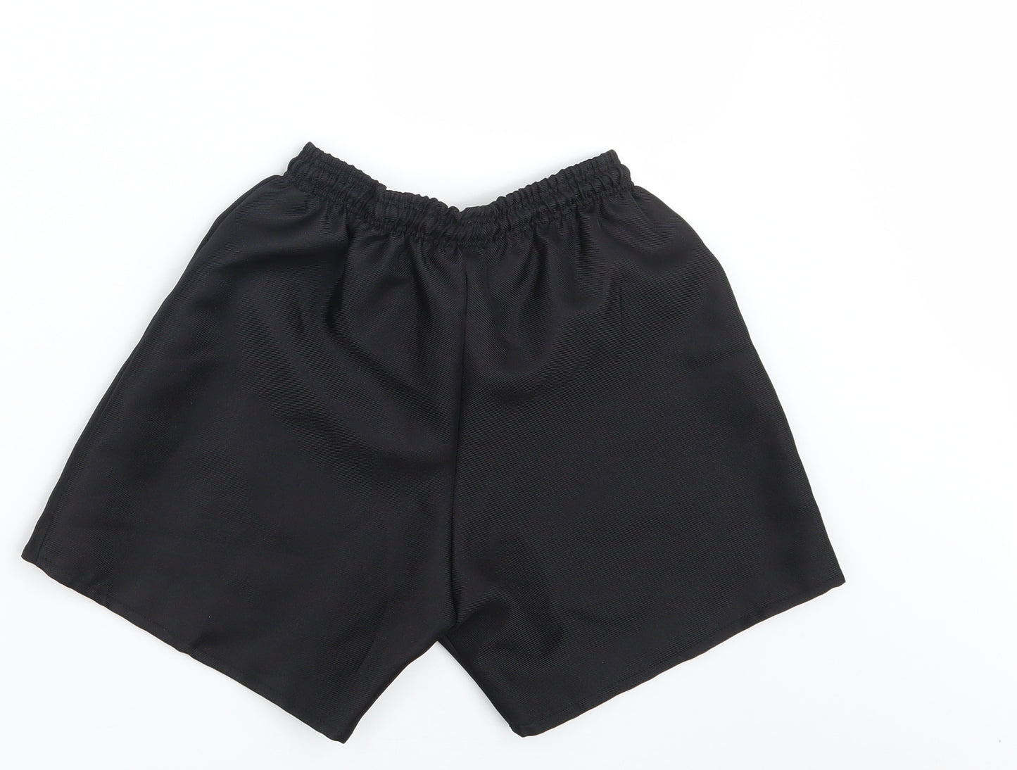Halbro Boys Black   Sweat Shorts One Size - Royal Forest Of Dean