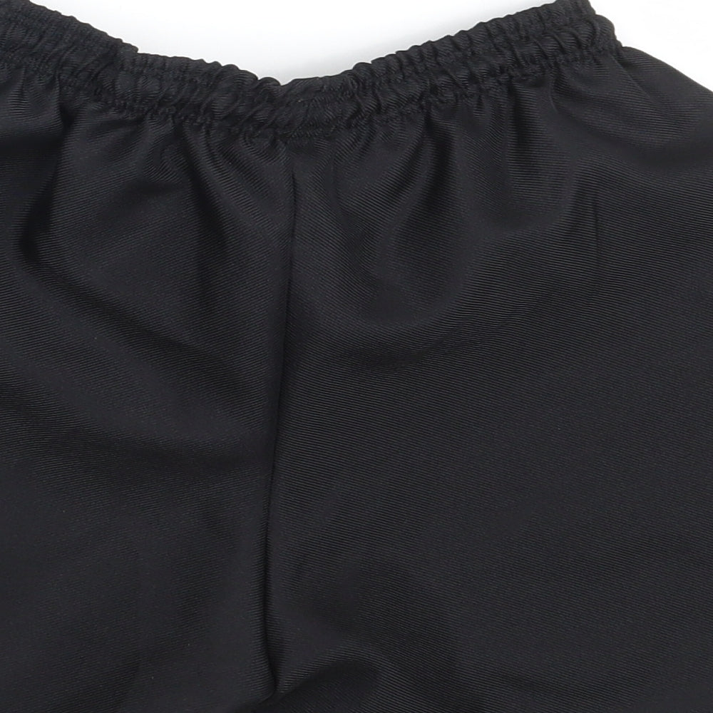 Halbro Boys Black   Sweat Shorts One Size - Royal Forest Of Dean