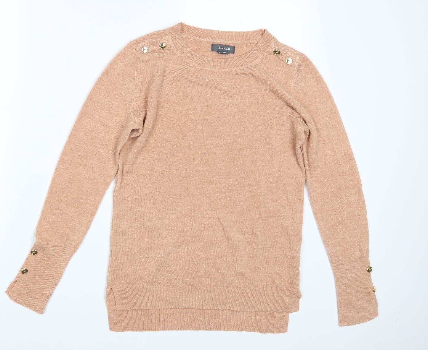 Primark Womens Orange  Knit Pullover Jumper Size 6