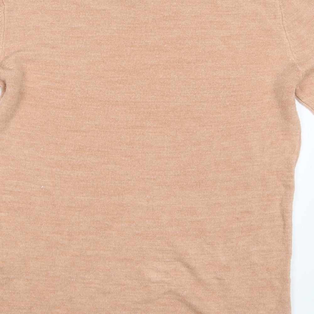 Primark Womens Orange  Knit Pullover Jumper Size 6