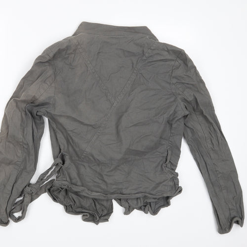 Warehouse Womens Grey   Jacket Coat Size 12