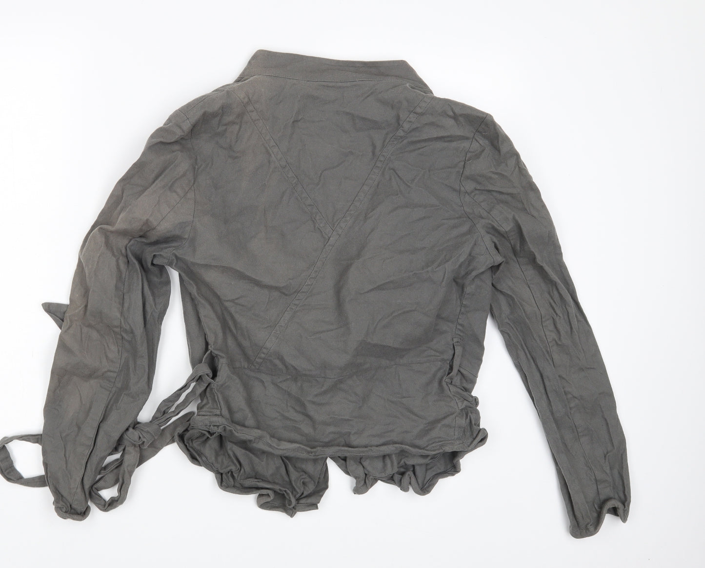 Warehouse Womens Grey   Jacket Coat Size 12