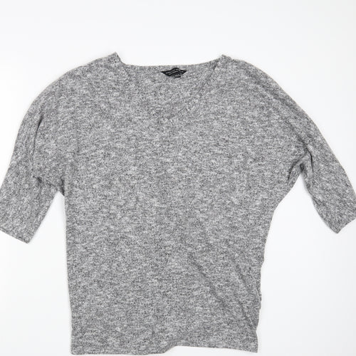 Dorothy Perkins Womens Grey   Pullover Sweatshirt Size 14