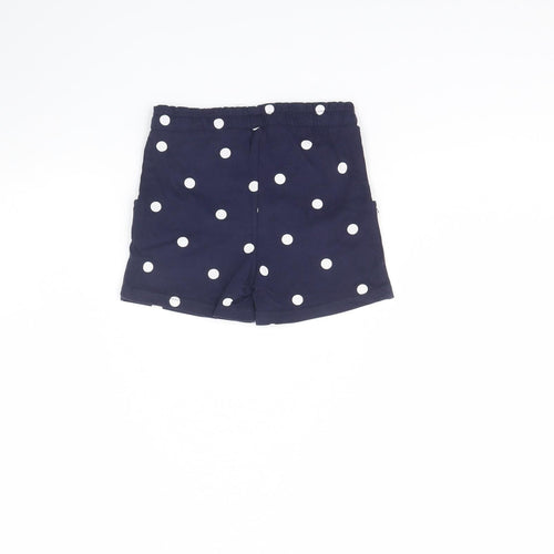 Nutmeg Girls Blue Polka Dot  Culotte Shorts Size 4 Years