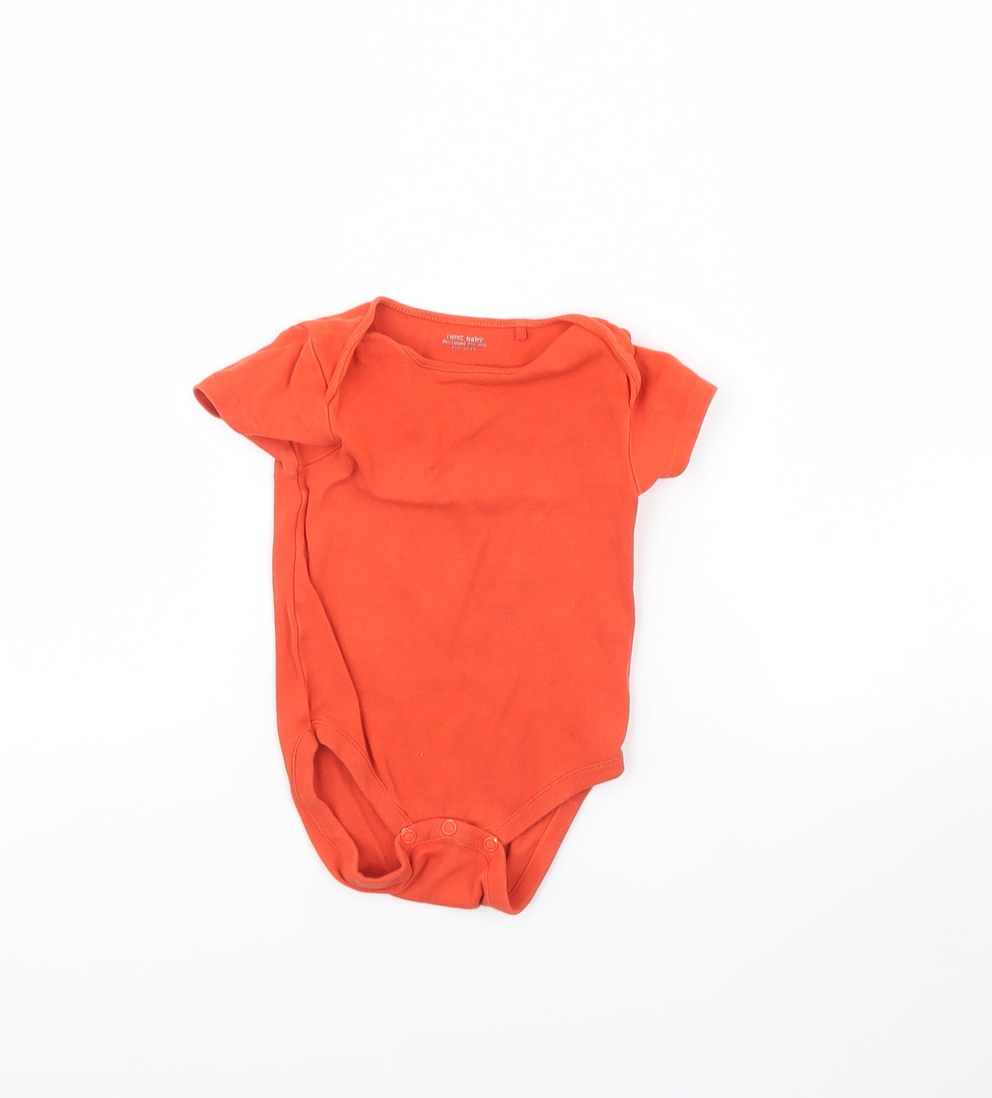 NEXT Baby Orange   Babygrow One-Piece Size 9-12 Months