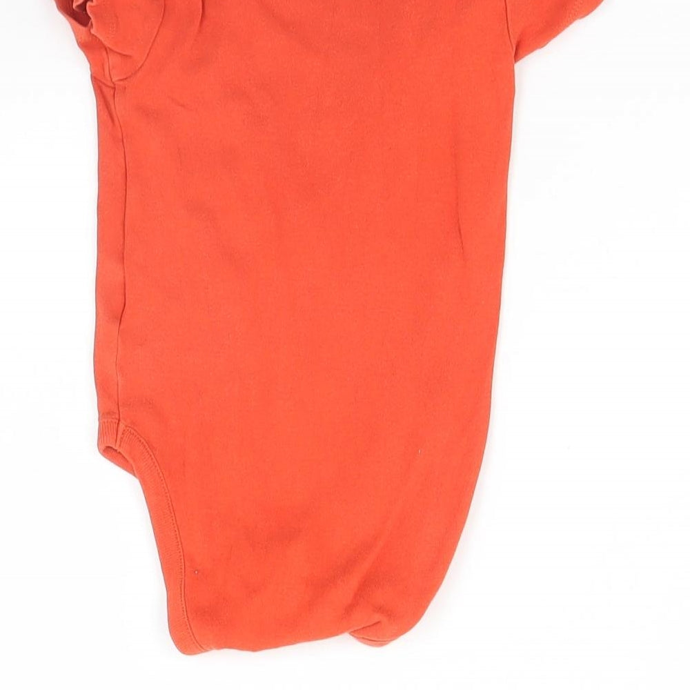 NEXT Baby Orange   Babygrow One-Piece Size 9-12 Months