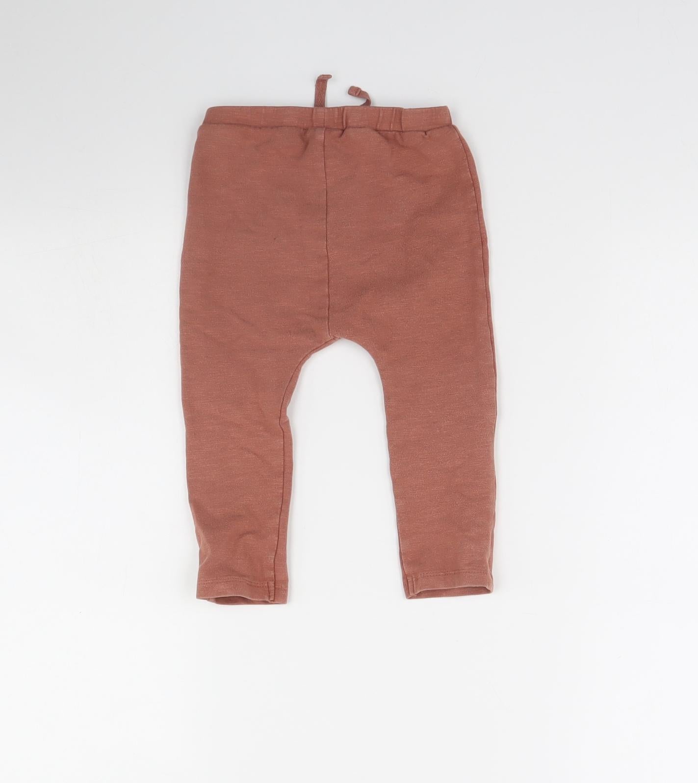 NEXT Baby Brown   Jogger Trousers Size 12 Months