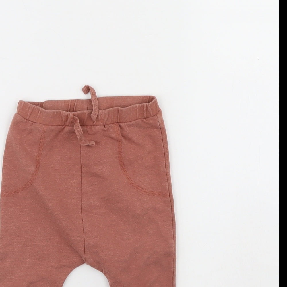 NEXT Baby Brown   Jogger Trousers Size 12 Months
