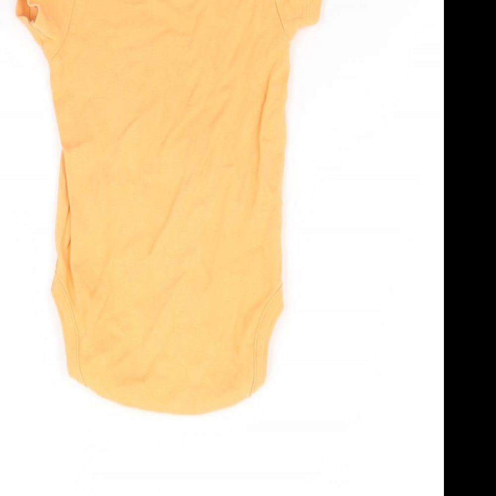 NEXT Baby Orange   Babygrow One-Piece Size 9-12 Months