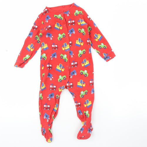NEXT Baby Red Spotted  Babygrow One-Piece Size 12 Months