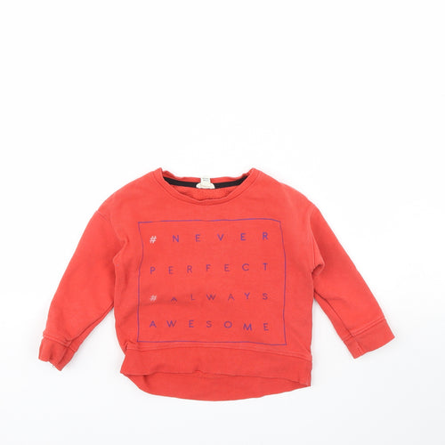 River island  Baby Red   Pullover Jumper Size 12-18 Months