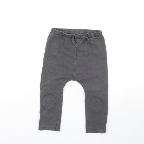 NEXT Baby Grey   Jogger Trousers Size 12 Months