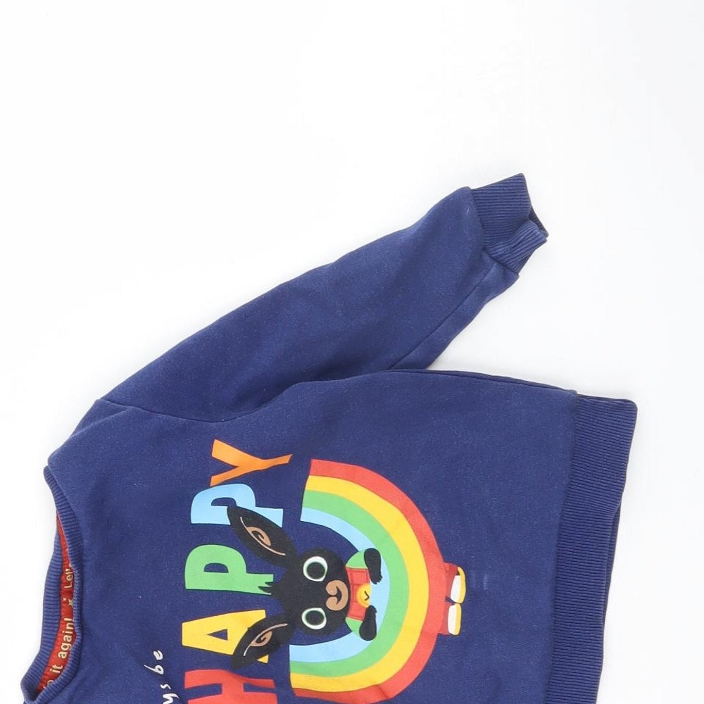 George Baby Blue   Pullover Jumper Size 18-24 Months  - Happy