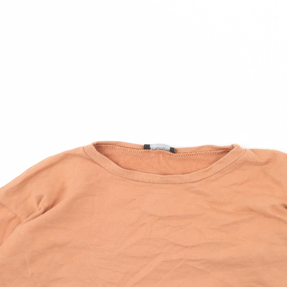 Pretty little thing Womens Orange   Pullover Jumper Size 8
