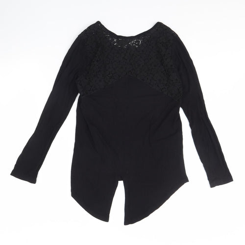 Peacocks Womens Black   Basic Blouse Size 8