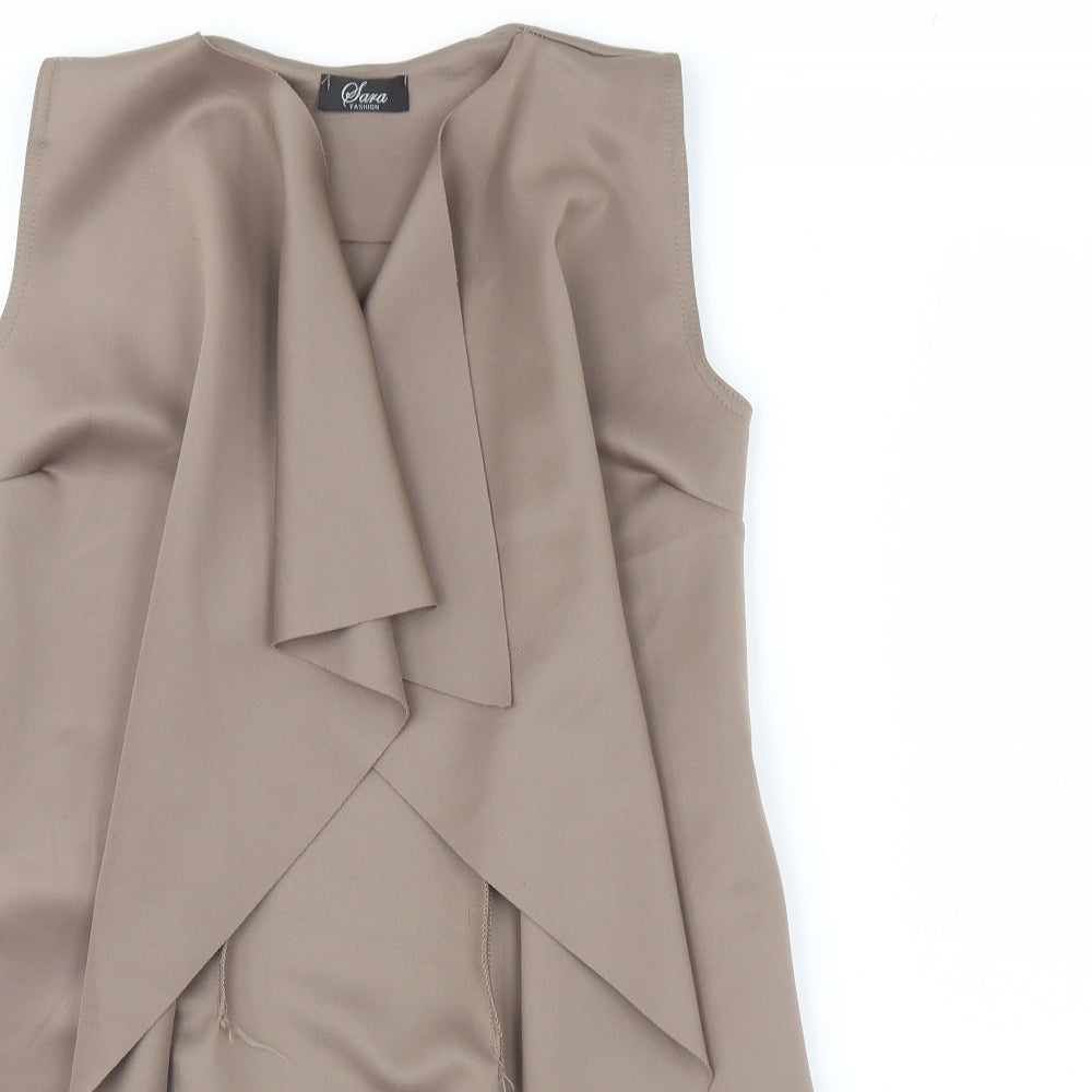 Sarah fashion Womens Brown   Jacket  Size 8