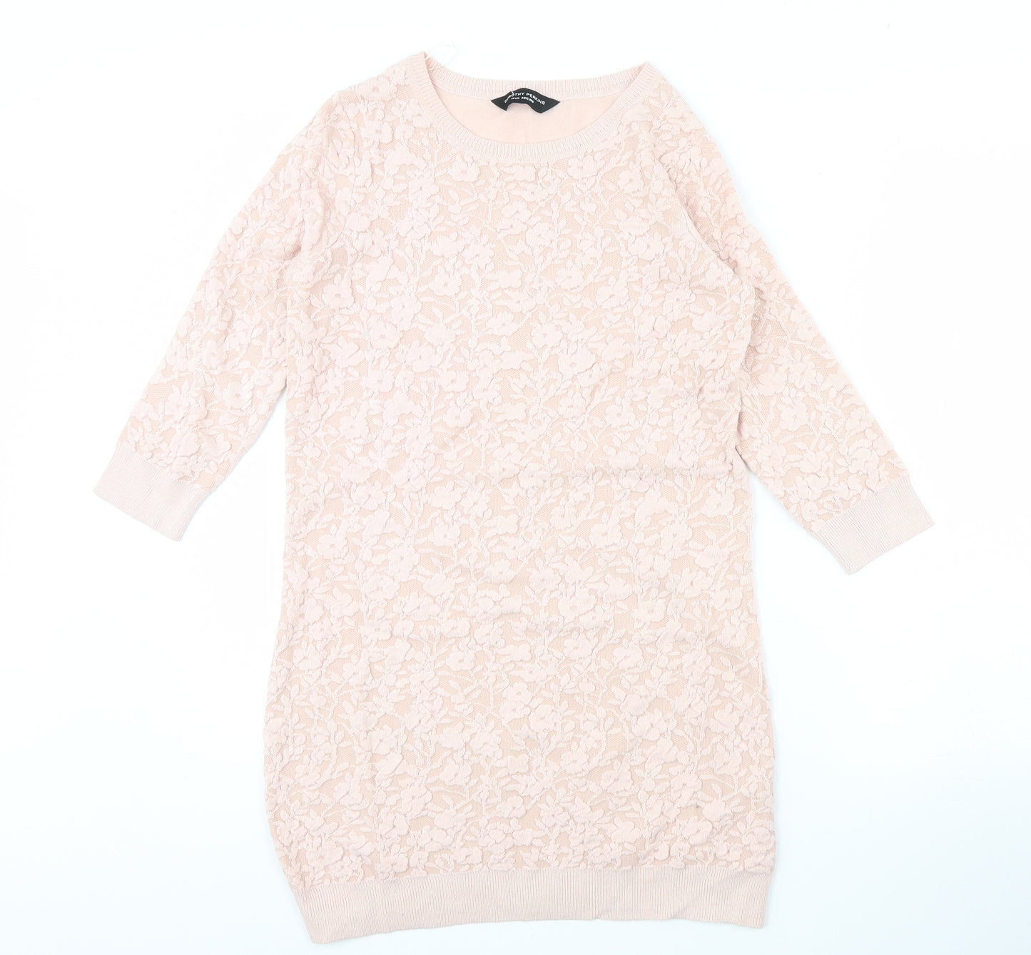Dorothy Perkins Womens Pink   Jumper Dress  Size 14