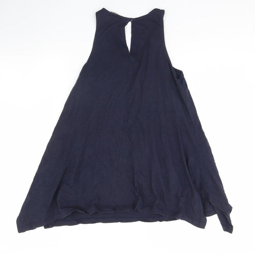 Peacocks Womens Blue   Basic Tank Size 8