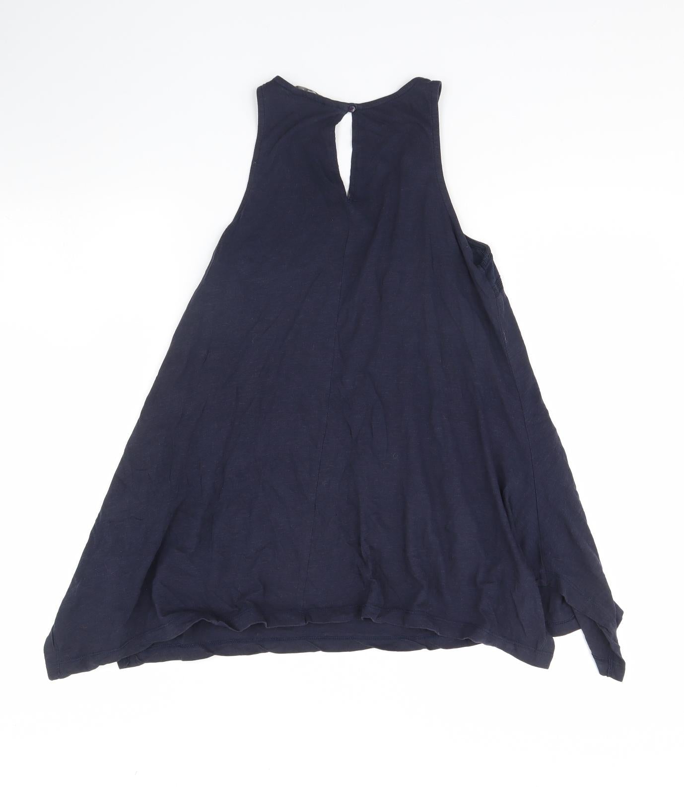 Peacocks Womens Blue   Basic Tank Size 8