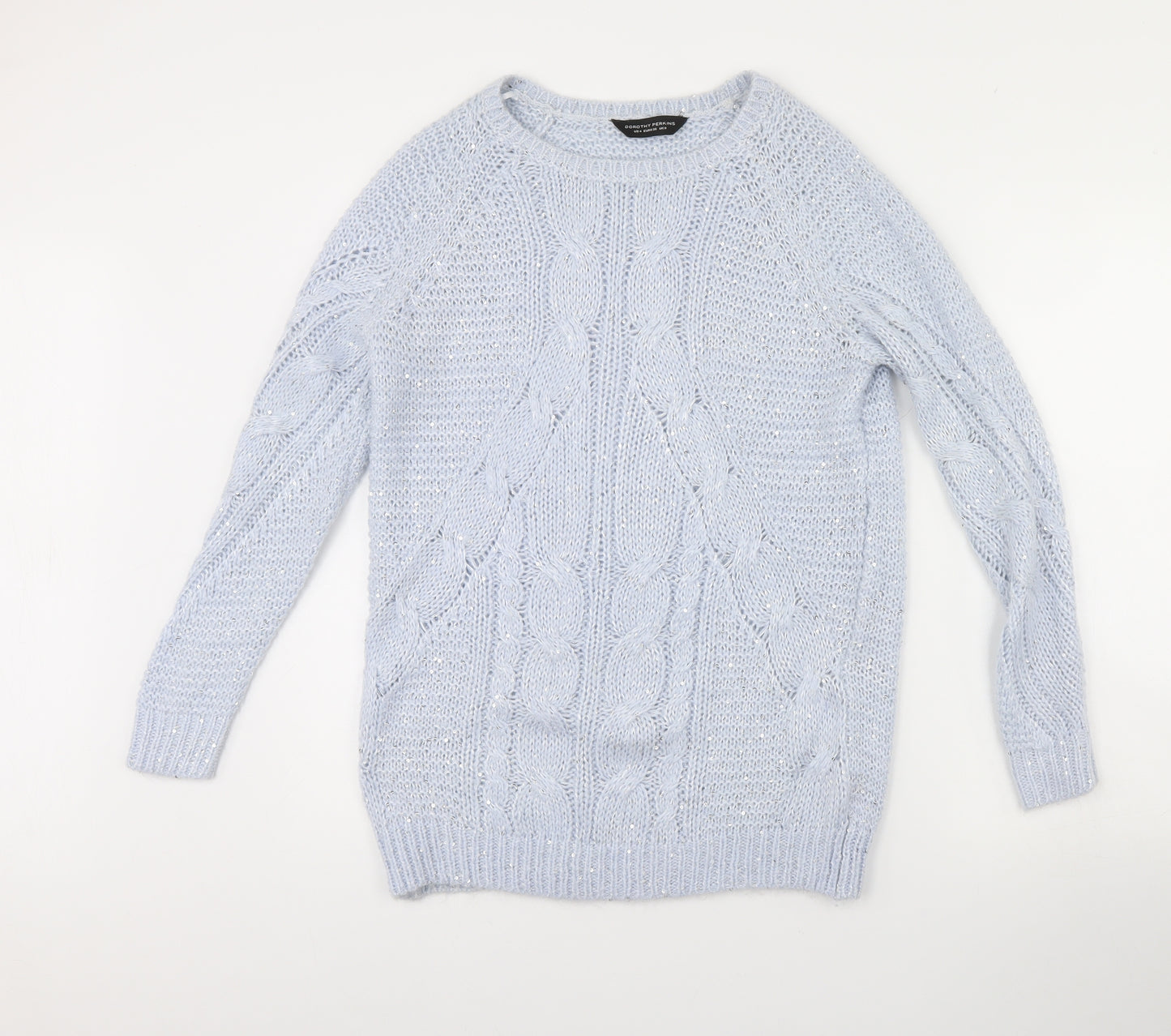 Dorothy Perkins Womens Blue   Pullover Jumper Size 8