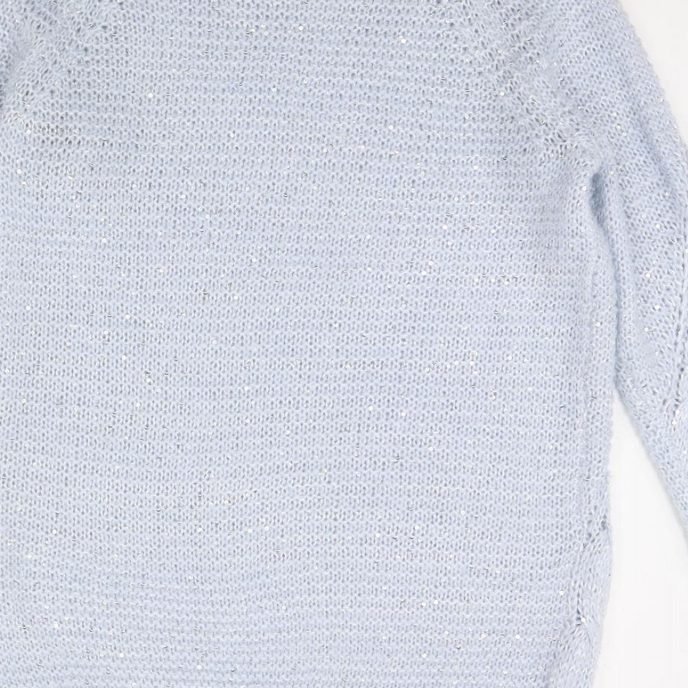 Dorothy Perkins Womens Blue   Pullover Jumper Size 8