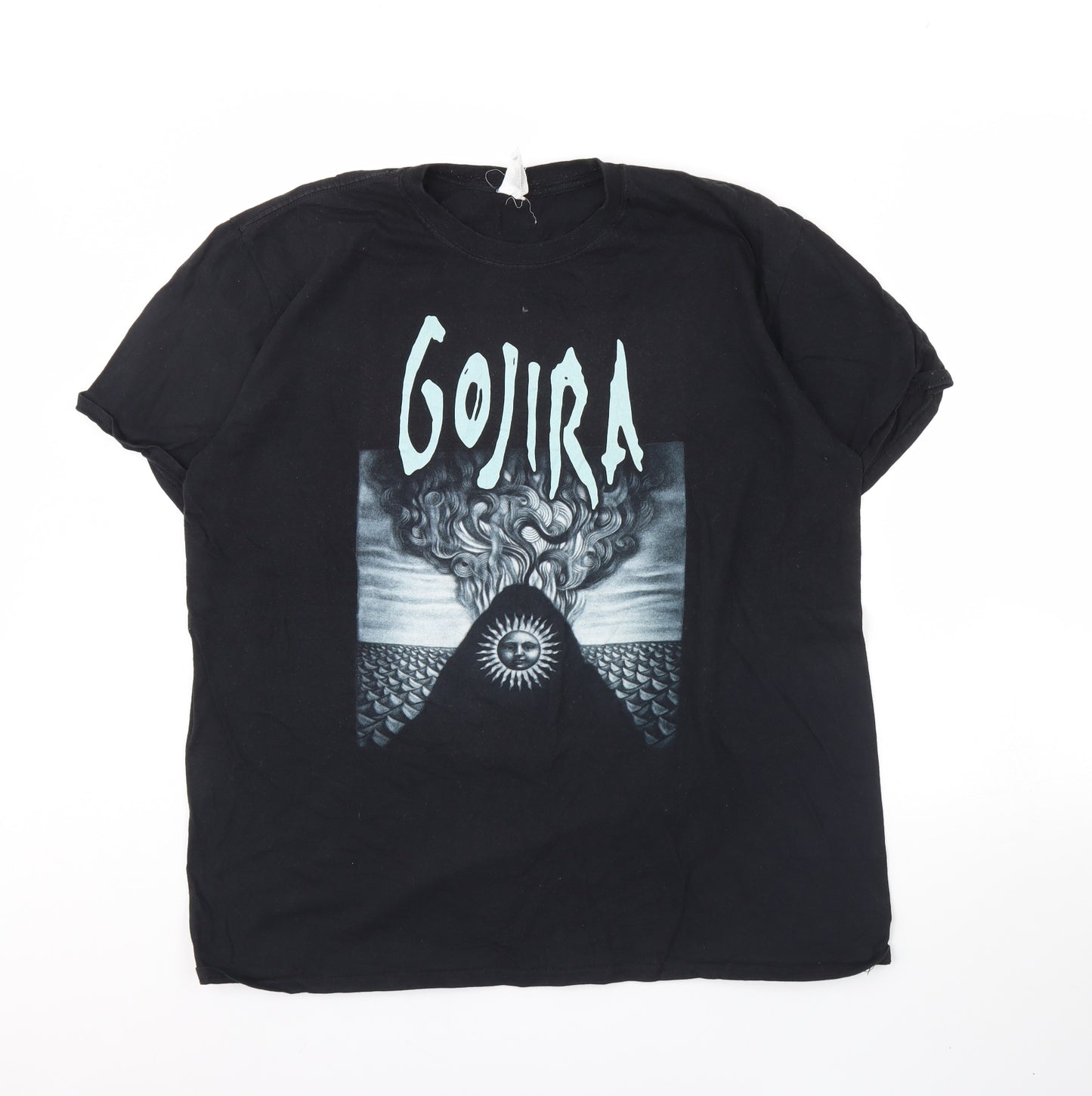 Gildan  Mens Black    T-Shirt Size XL