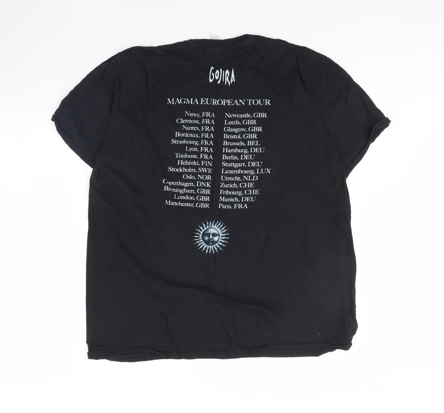 Gildan  Mens Black    T-Shirt Size XL
