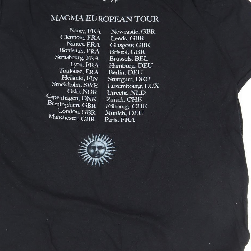 Gildan  Mens Black    T-Shirt Size XL