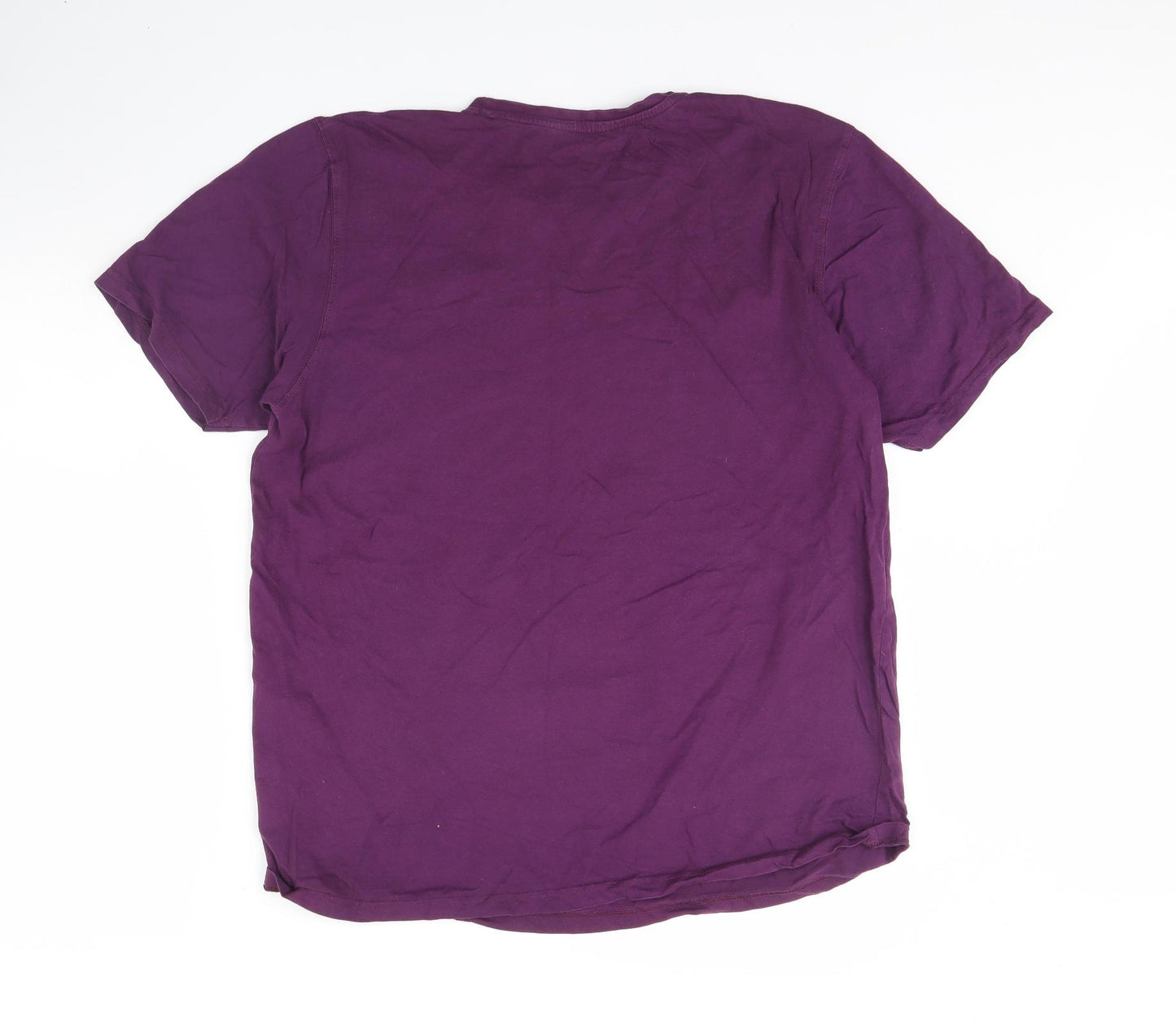 Avenue Mens Purple    T-Shirt Size L