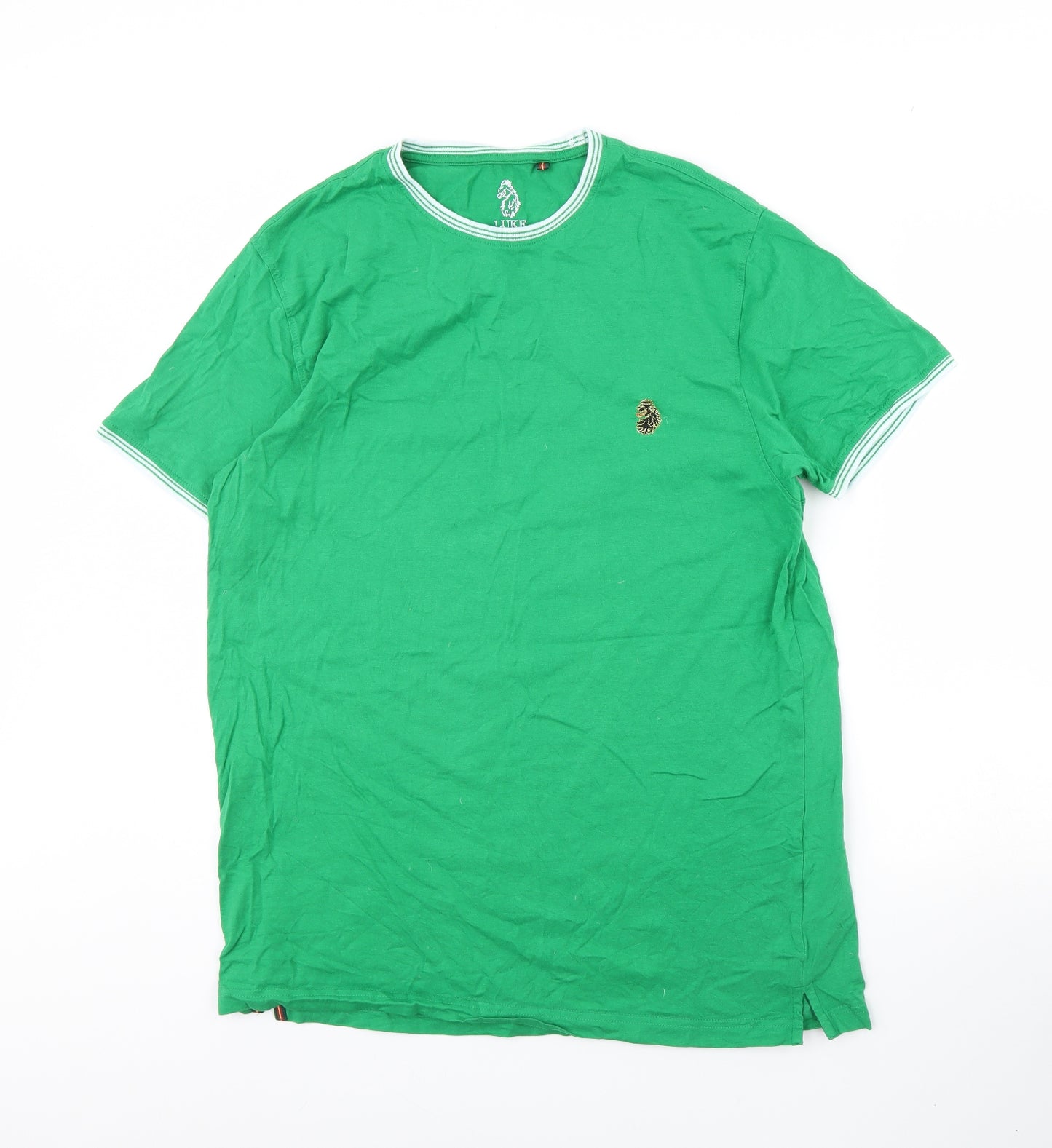 Luke sport Mens Green    T-Shirt Size M