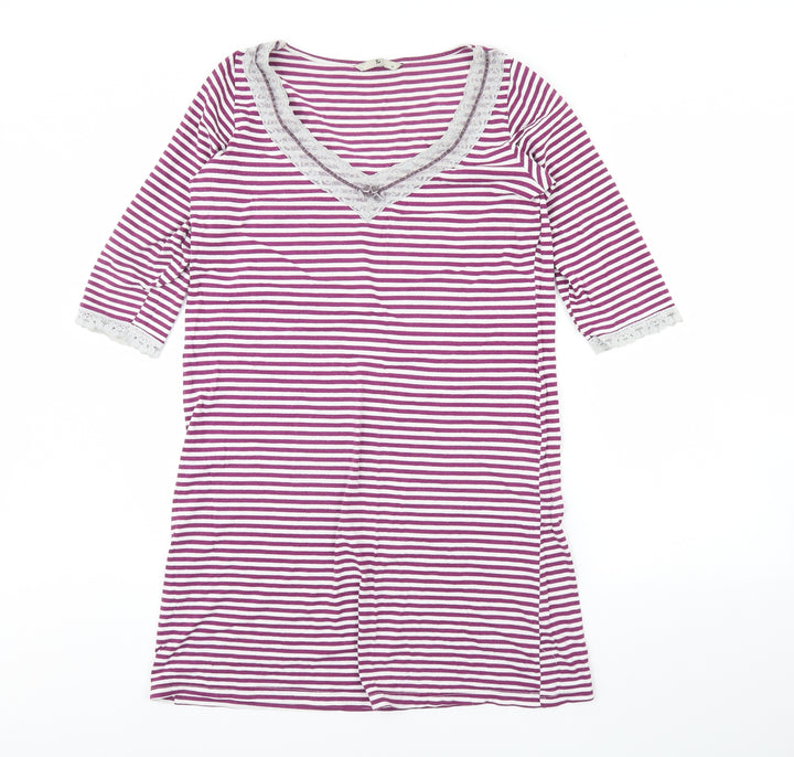 TU Womens Purple Striped Shift Size 12