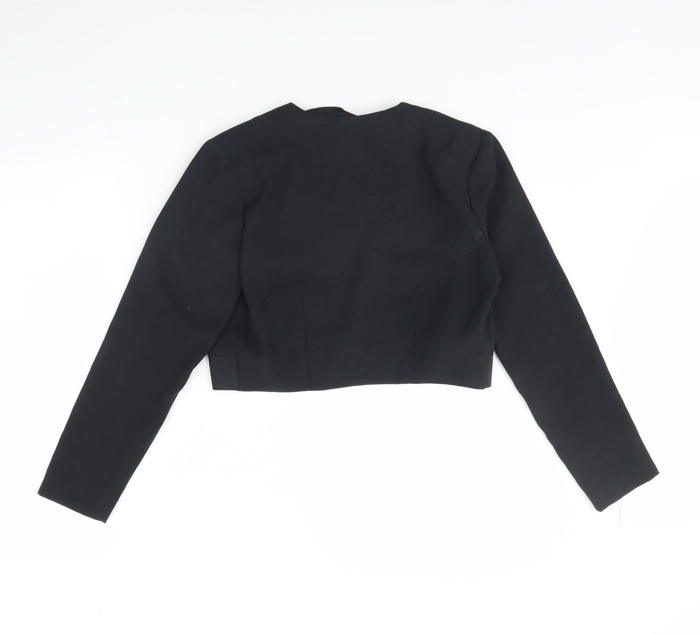 Richards Womens Black   Jacket  Size 8  - Shoulder Pads