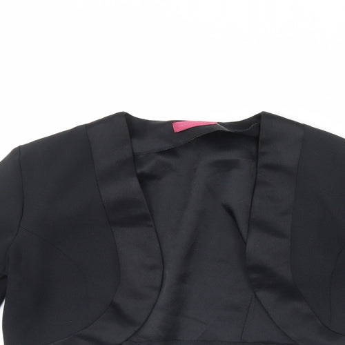 Richards Womens Black   Jacket  Size 8  - Shoulder Pads