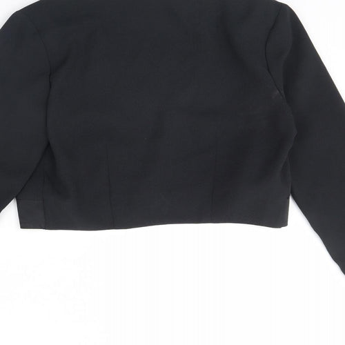 Richards Womens Black   Jacket  Size 8  - Shoulder Pads