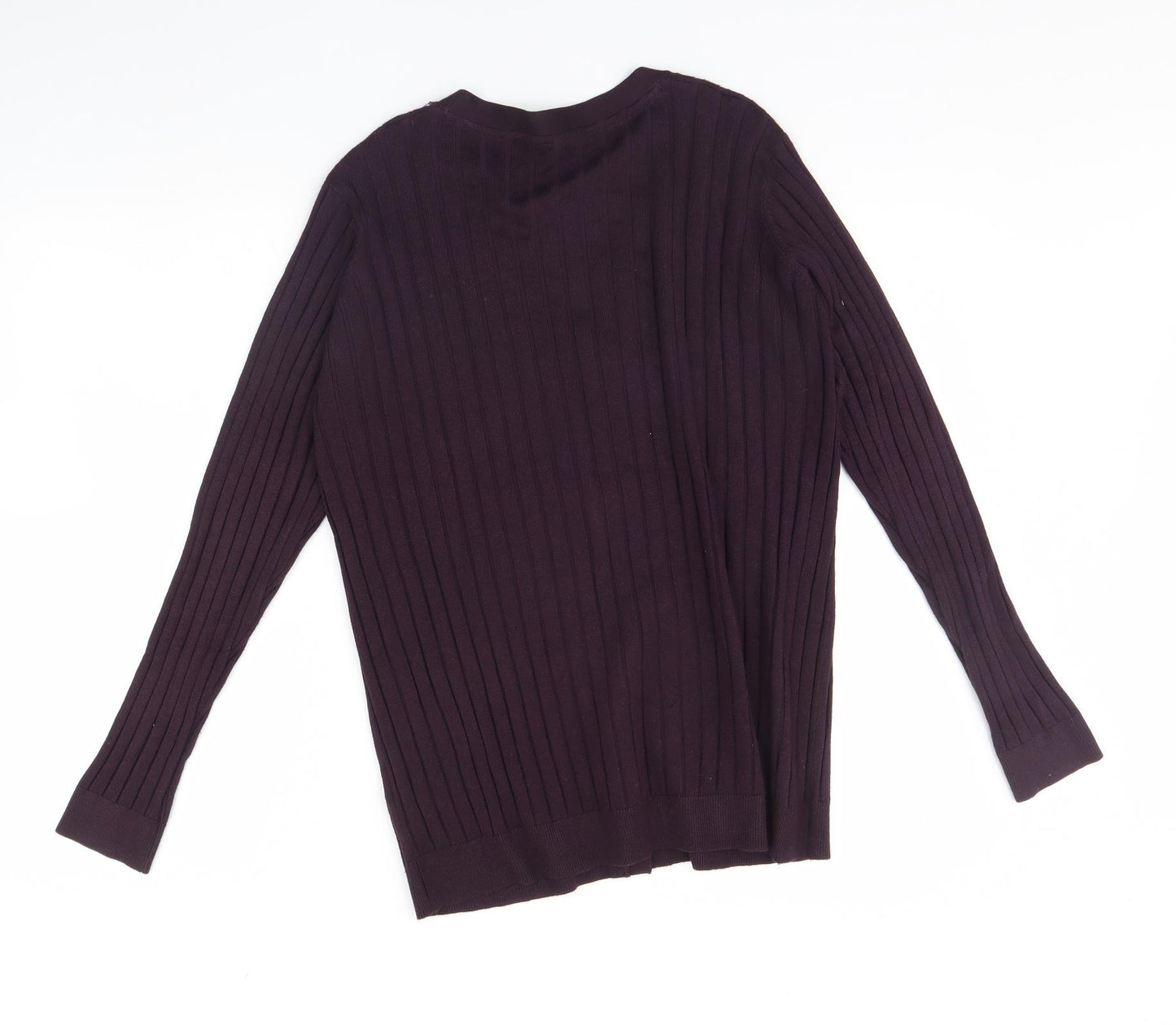 Anthology Womens Purple   Cardigan Jumper Size 20