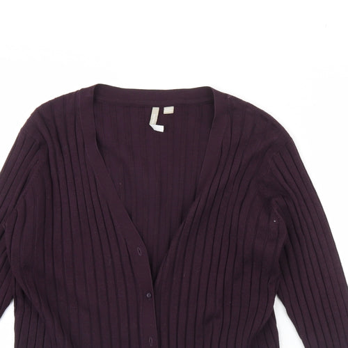 Anthology Womens Purple   Cardigan Jumper Size 20