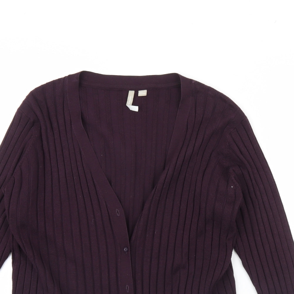 Anthology Womens Purple   Cardigan Jumper Size 20