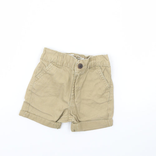George Baby Beige   Cropped Trousers Size 9 Months