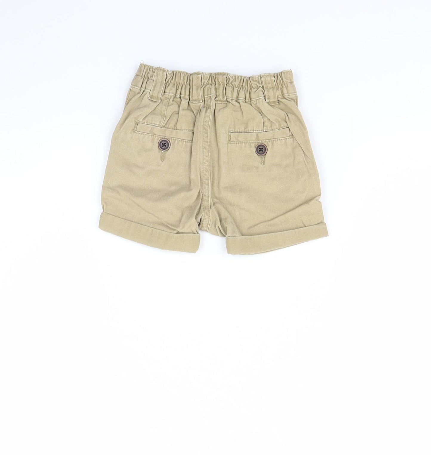 George Baby Beige   Cropped Trousers Size 9 Months