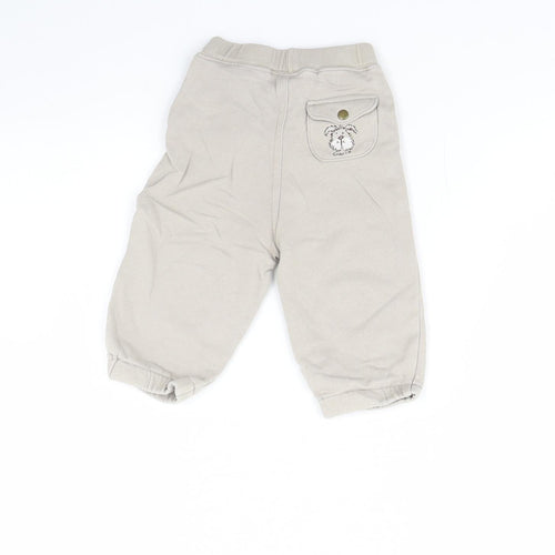 NEXT Baby Beige   Jogger Trousers Size 9 Months