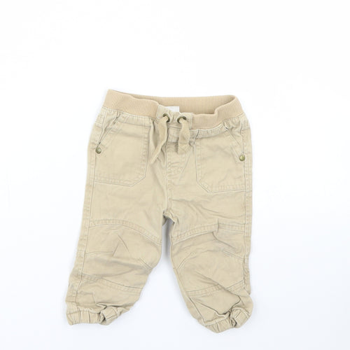 F&F Baby Beige   Capri Jeans Size 6-9 Months