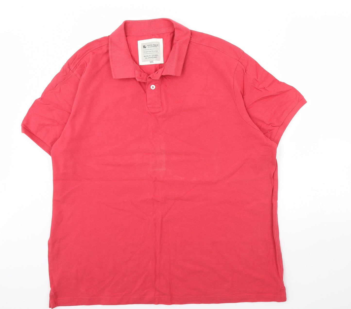 TU Mens Red    Polo Size 3XL