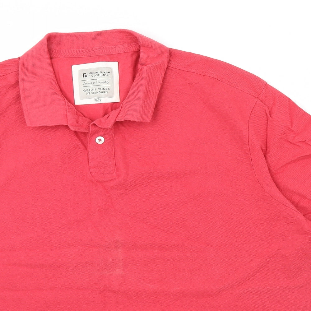 TU Mens Red    Polo Size 3XL