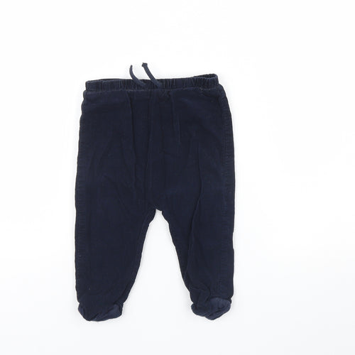 TU Baby Blue  Corduroy Jogger Trousers Size 9 Months
