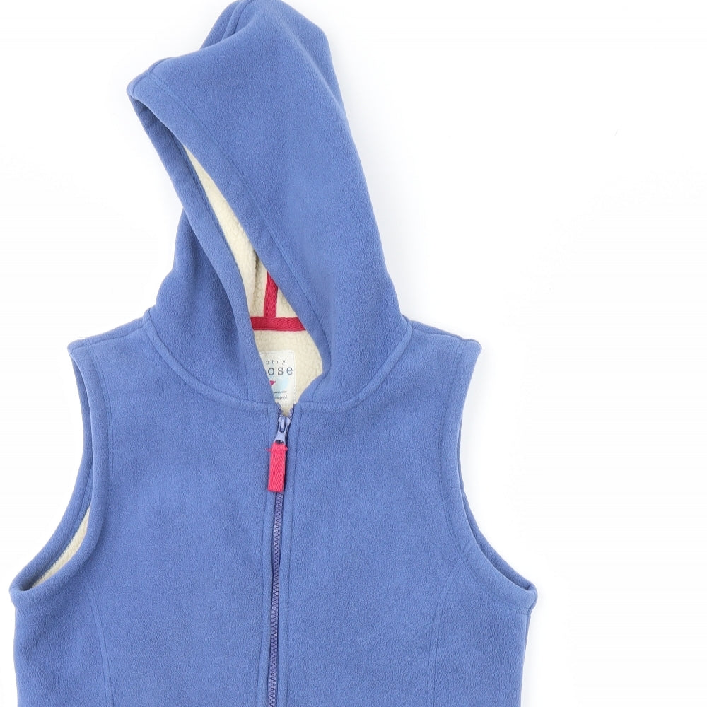 Country rose Mens Blue  Fleece Jacket  Size S