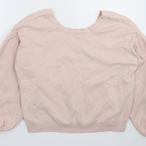 Topshop Womens Pink  Knit Pullover Jumper Size 10