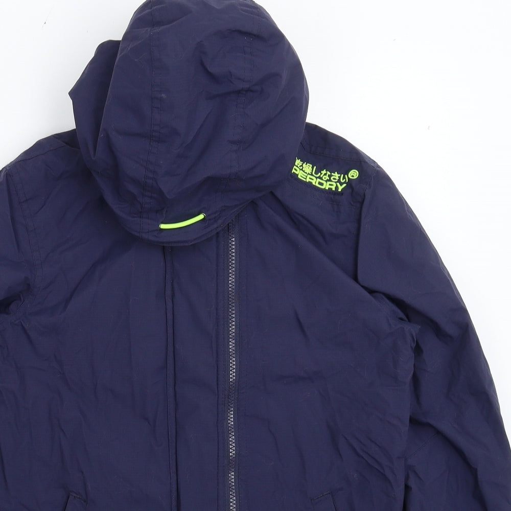 Superdry Womens Blue   Windbreaker Jacket Size S