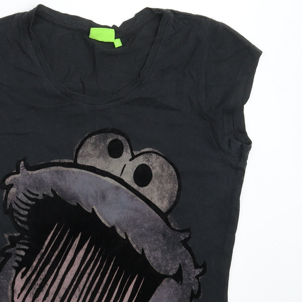 Sesame Street Womens Grey   Basic T-Shirt Size 12