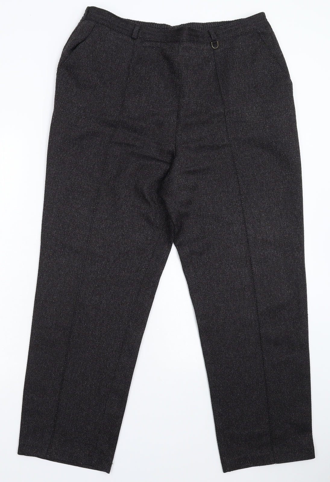 Marks and Spencer Womens Grey   Trousers  Size 18 L26 in